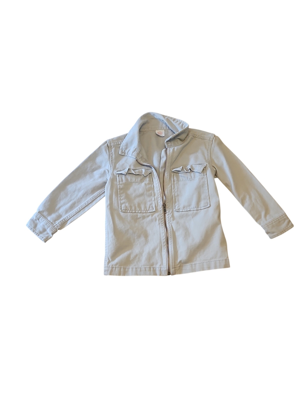 Kids Lightweight Zip-Front Demin Gray Jacket Size XS 4-5 Wonder Nation